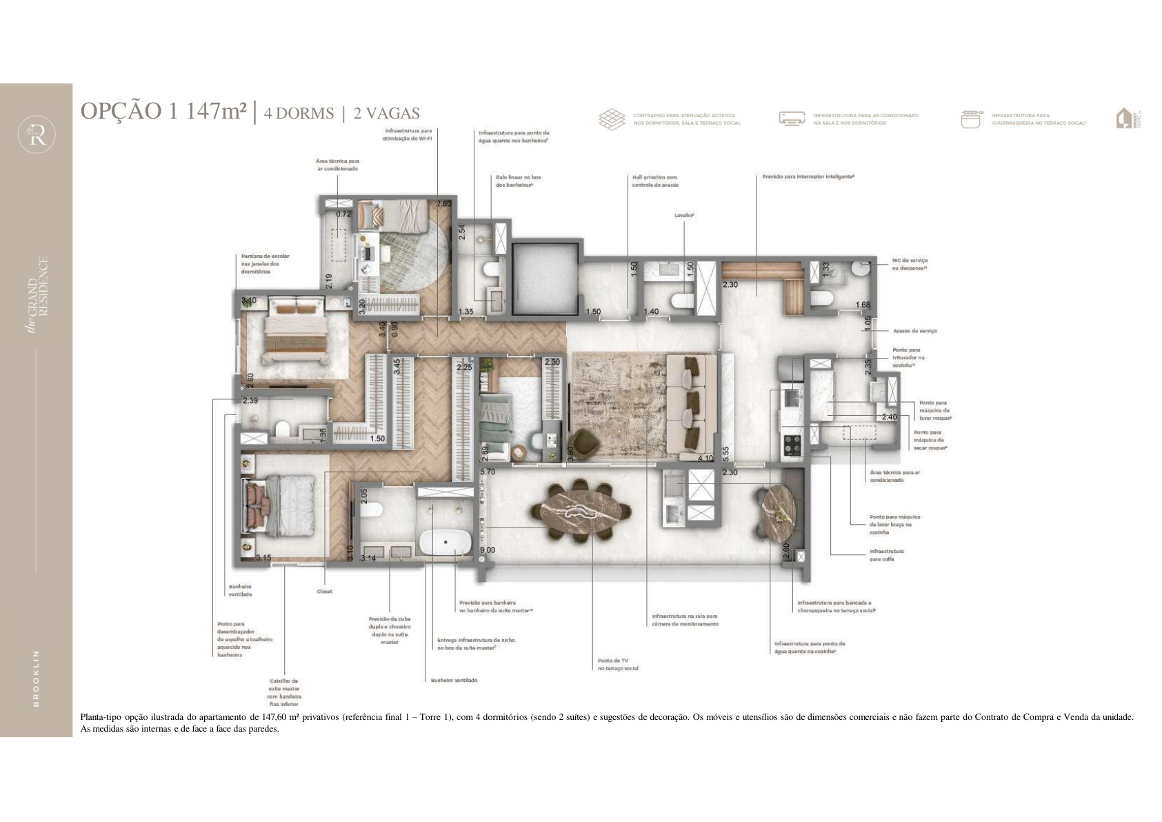 Opção 1 147m²