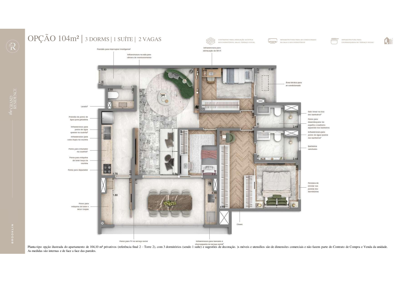Opção 104m²