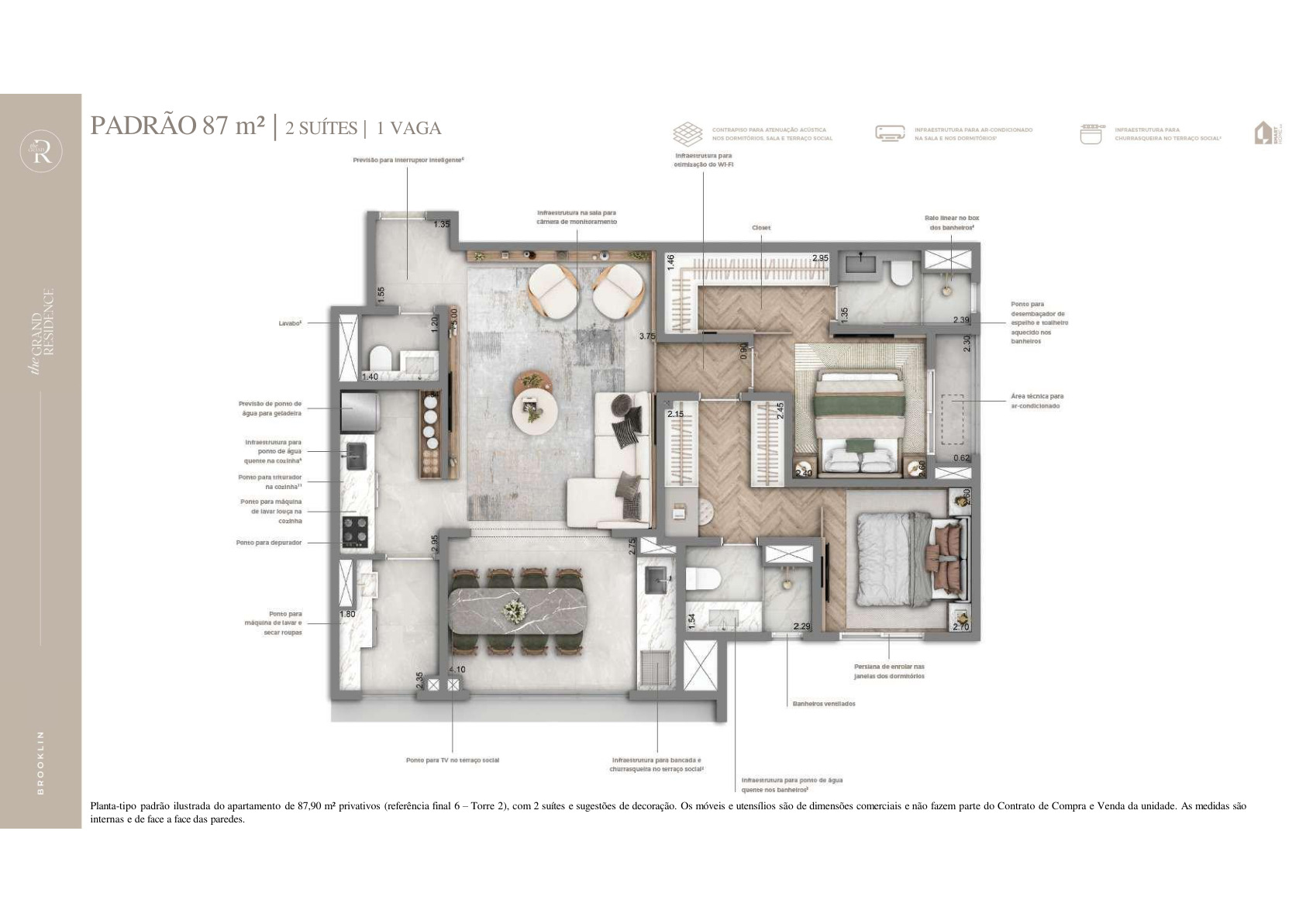 Padrão 87m²