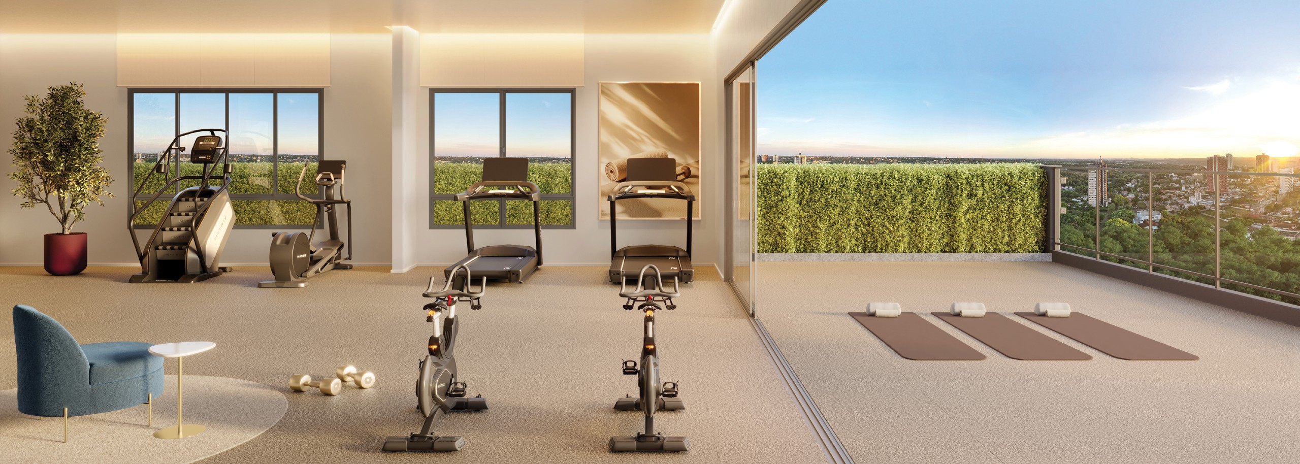 The Gym by Matrix e Sky Gym by Matrix